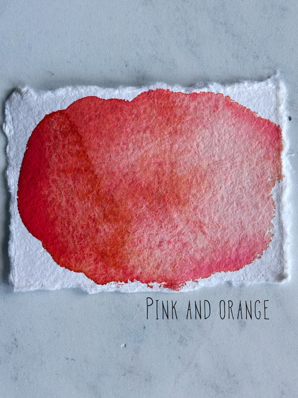 Pink and Orange