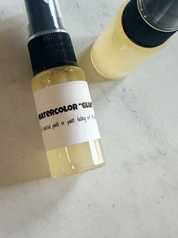 Watercolor “Glue”
