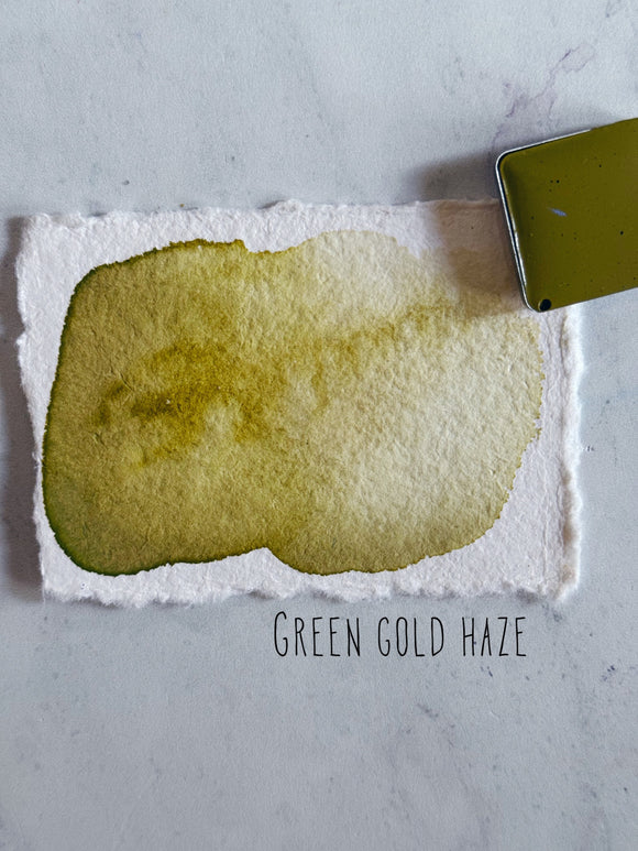 Green gold haze