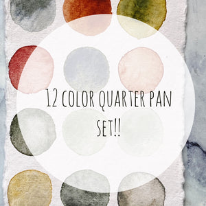 Quarter pan set of all 12 colors!